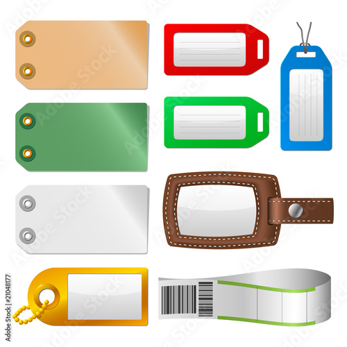 Labels and tags - Set 1 - Luggage