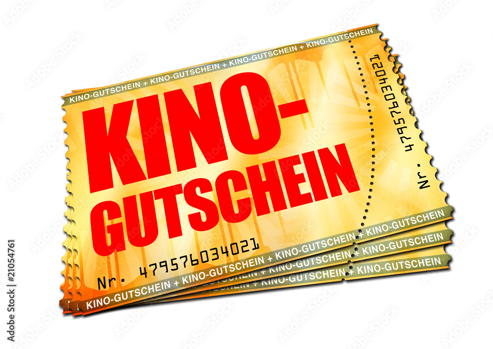 Kinogutschein Stock Photo Adobe Stock