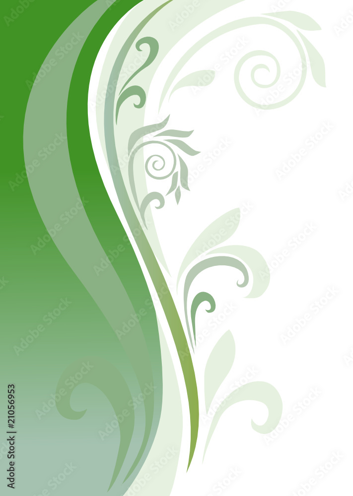 green background