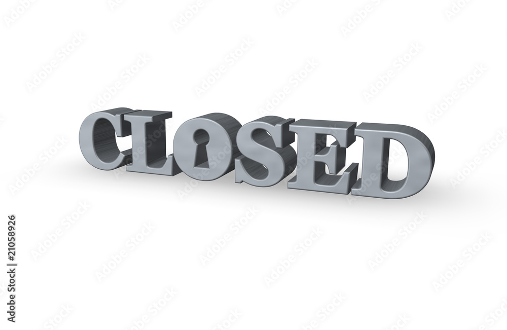 closed closed