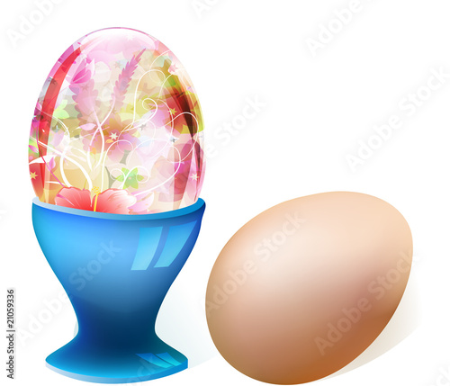 décoration des oeufs de Pâques