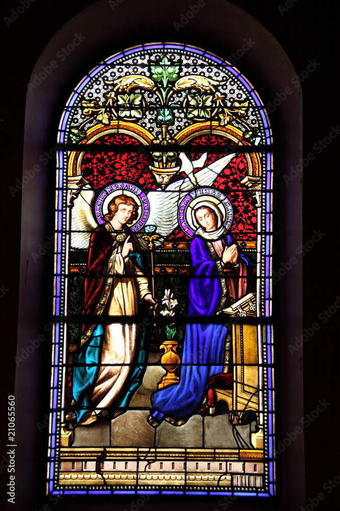 Vierge Marie et Ange Gabriel