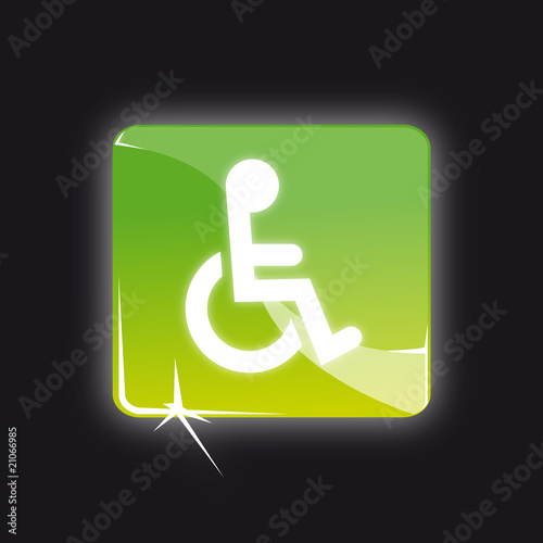 Picto handicapé - Handicap button