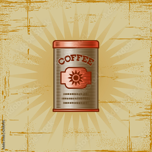 Retro Coffee Can