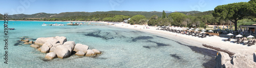 Plage de Palombaggia en Corse