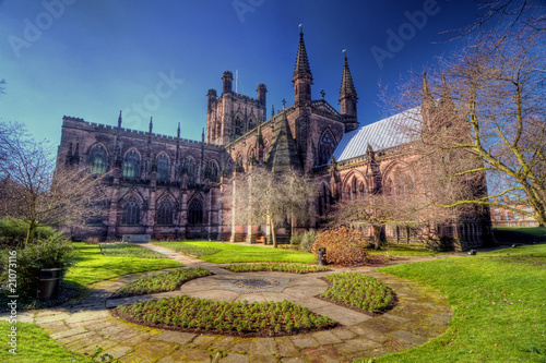 Canvastavla HDR image of Chester Cathedral