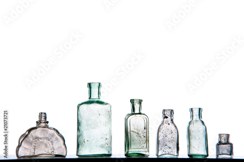 Empty perfumer bottles