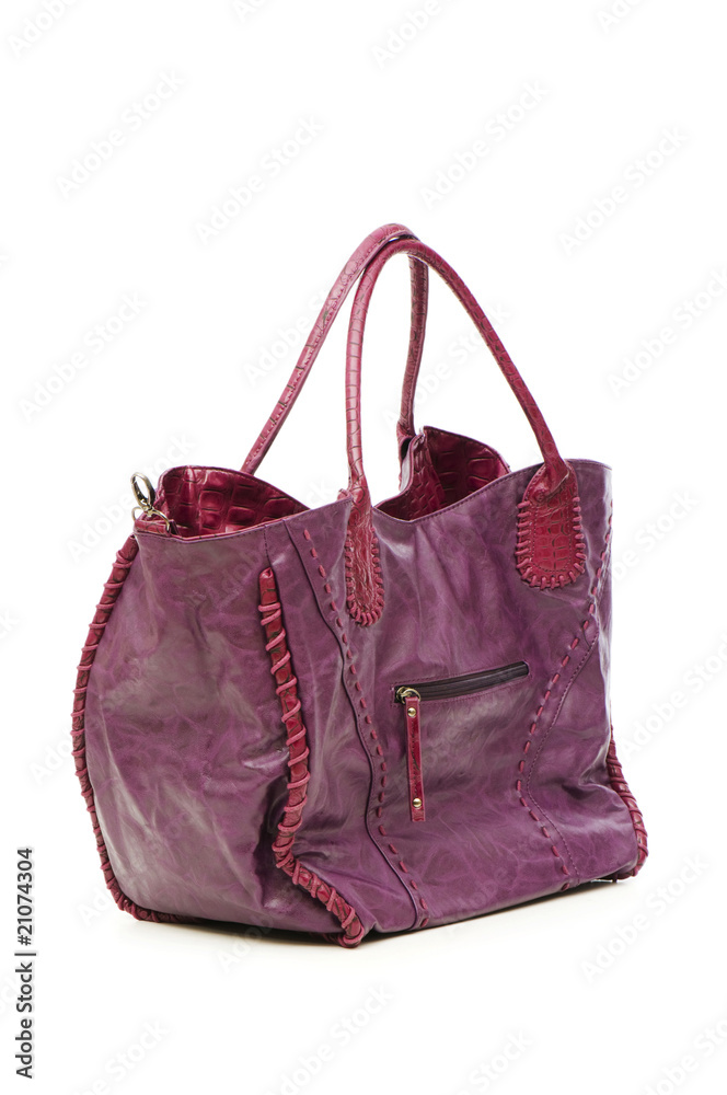 Woman bag isolated on the white background Woman bag isolated on the white background