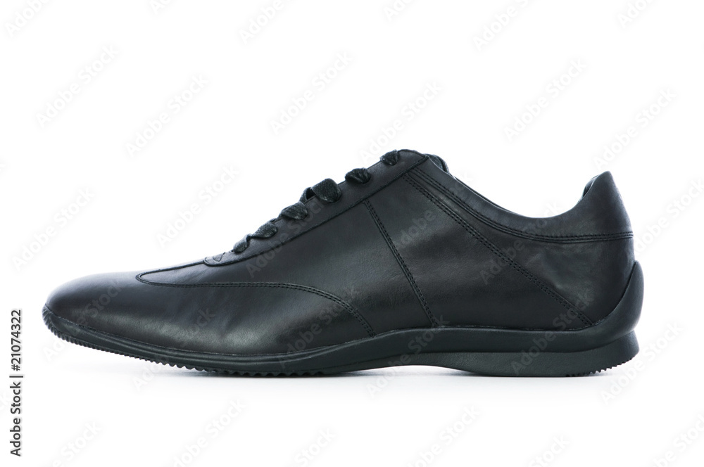 Male shoes isolated on the white background Male shoes isolated on the white background