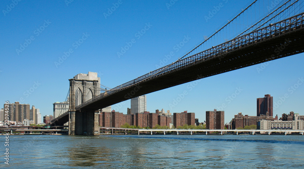 New York City skyline- Brooklyn Bridge New York City skyline- Brooklyn Bridge