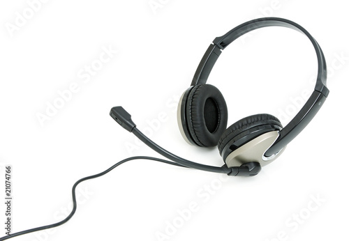 Headphones with microphone