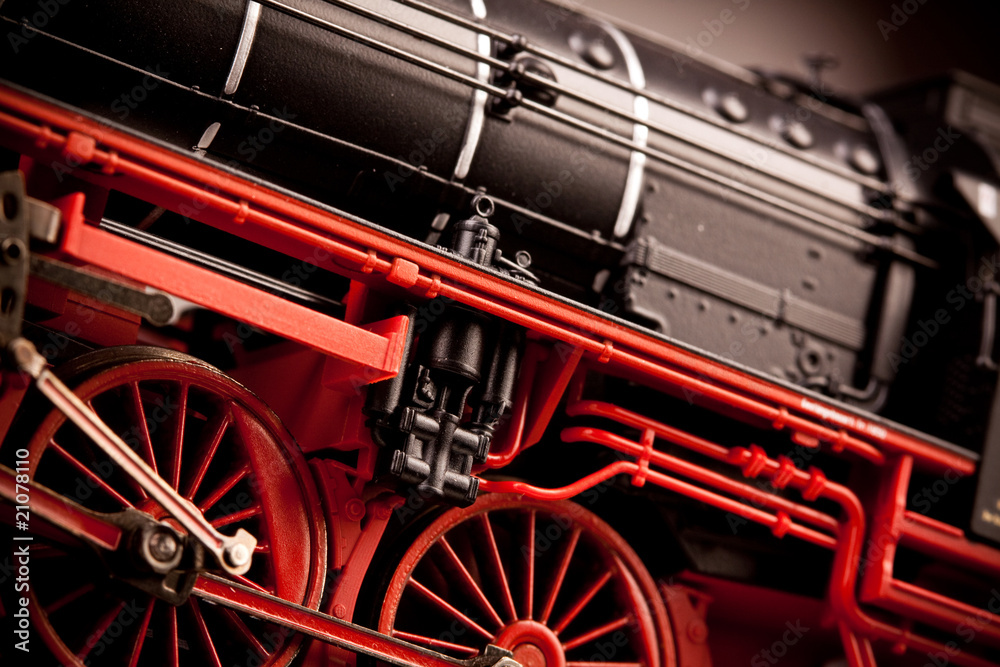 Locomotive Model Closeup