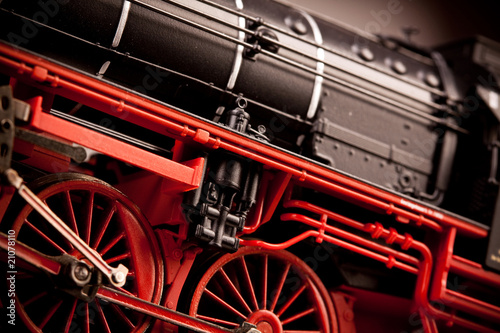 Locomotive Model Closeup