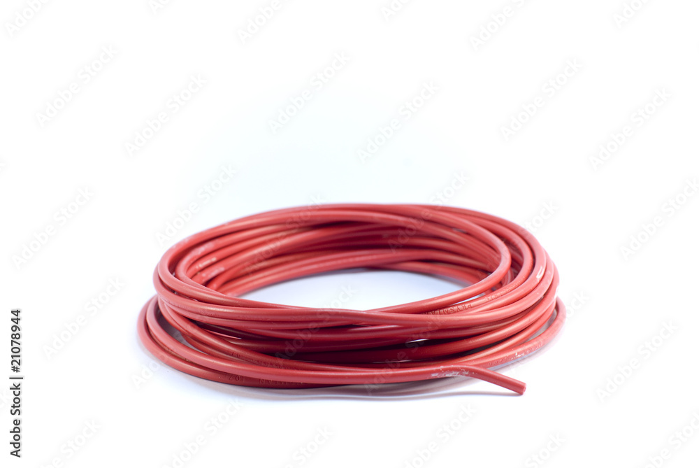 câble électrique rouge câble électrique rouge