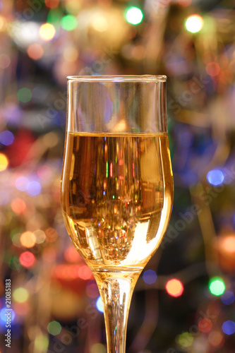 Christmas champagne