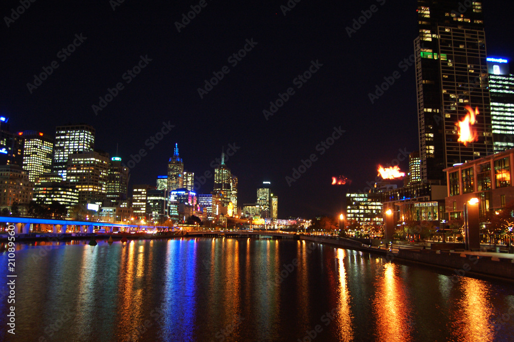 Melbourne - Yara River and Casino Fire
