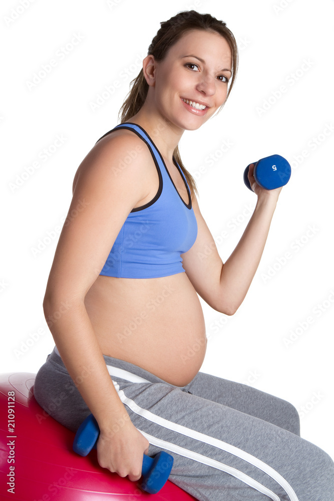 Fit Pregnant Woman