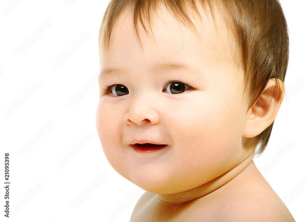 Adorable happy baby. Adorable happy baby.