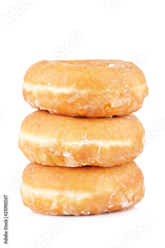 Three delicious donuts