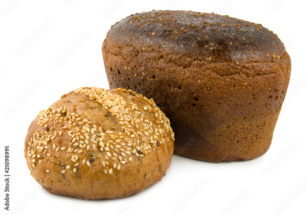 Sweet bread and brown bread