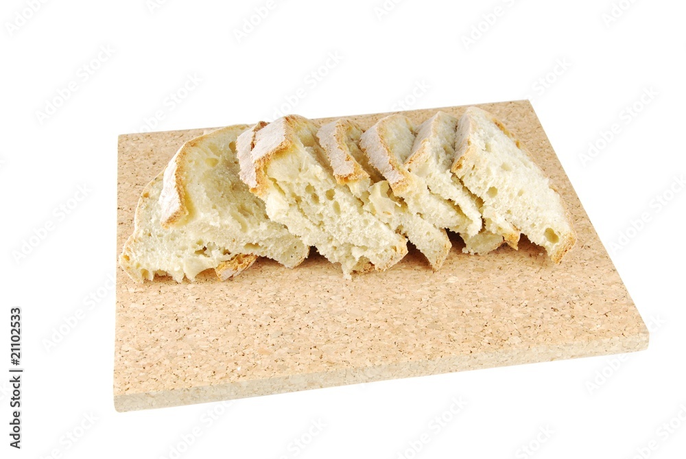 Slices of homemade cantle bread Slices of homemade cantle bread