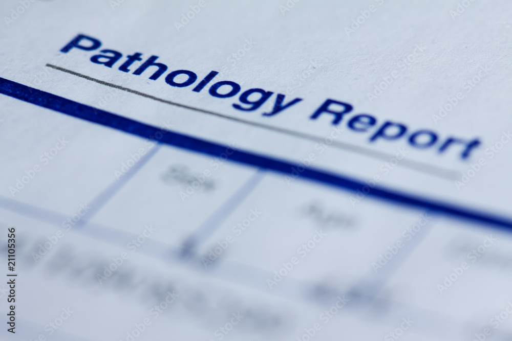 Pathology report Pathology report
