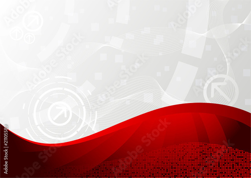 Vector background in red color
