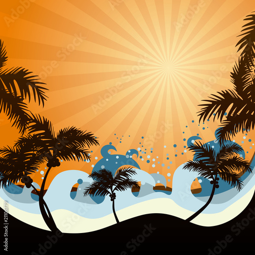Background Sunset