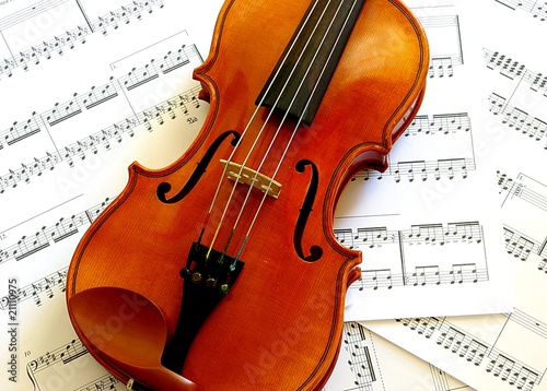 violon et partitions