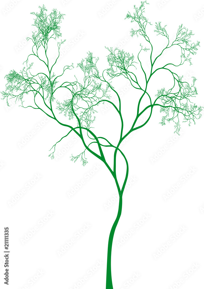 green tree, vector green tree, vector