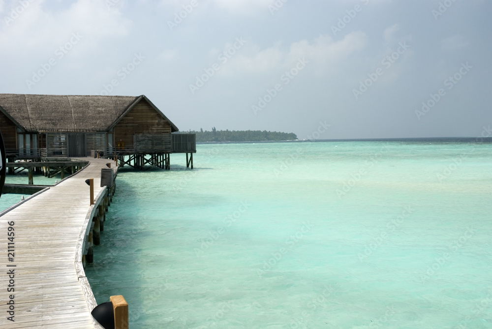 Overwater villa, Maldives
