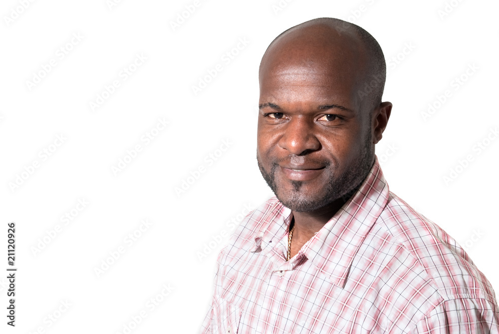 Happy african businessman smiling Happy african businessman smiling