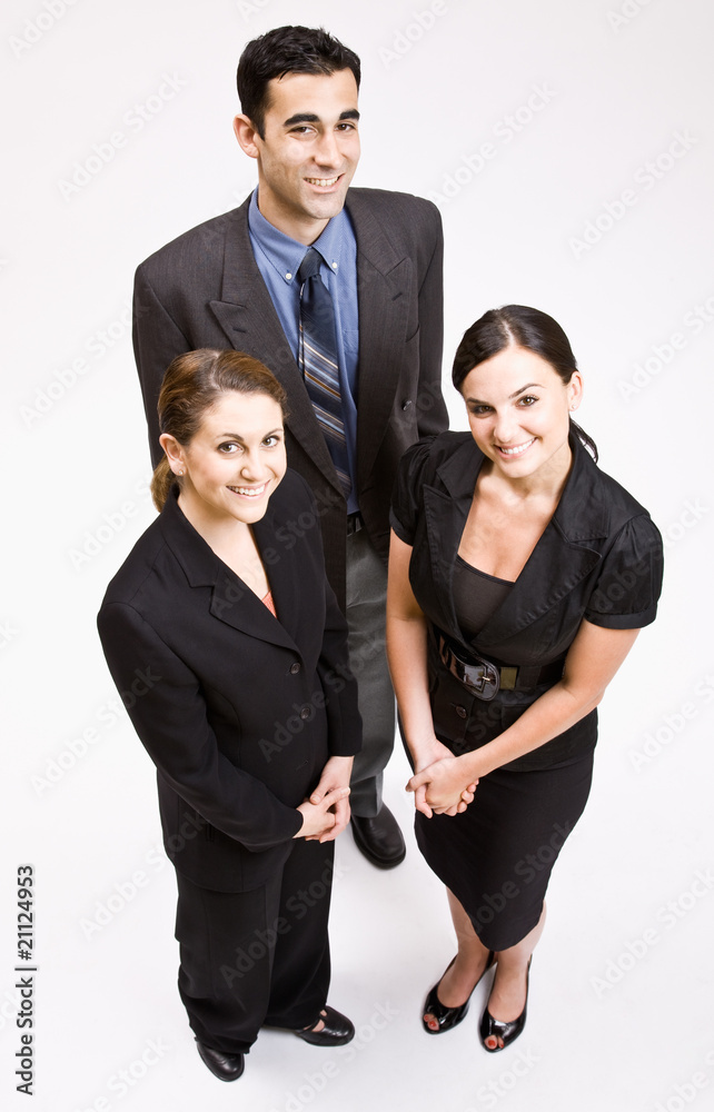 Business people smiling Business people smiling
