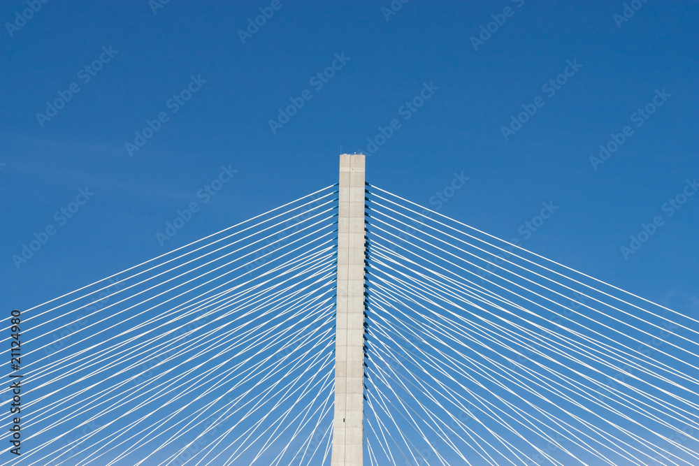 detail of  bridge in Lisbon, Portugal