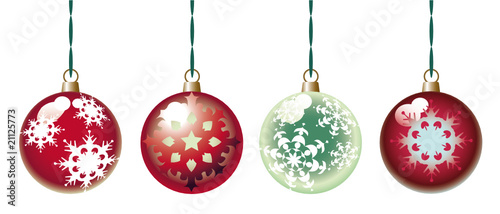 ornamental christmas balls