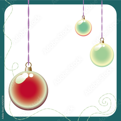 christmas balls motiv