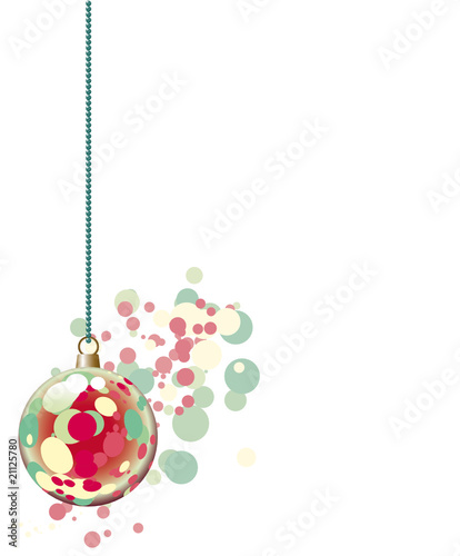 dotted christmas ball