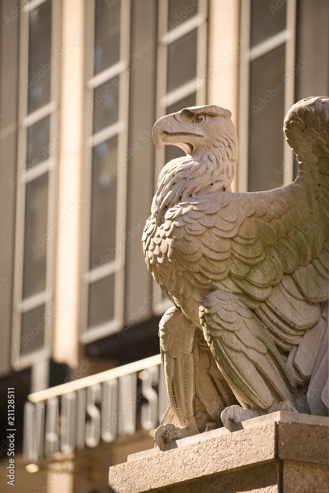 Fototapeta premium The Penn Station Eagle by Madison Square Garden