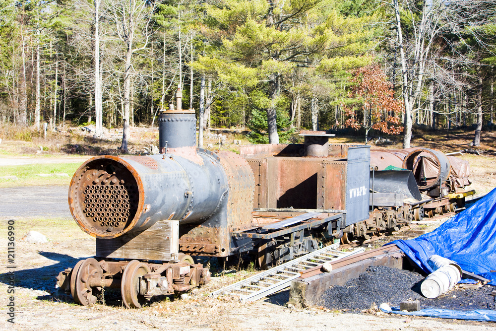 Wiscasset, Waterville & Farmington Railway, Maine, USA