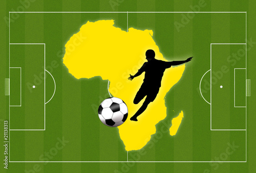 Africa football background