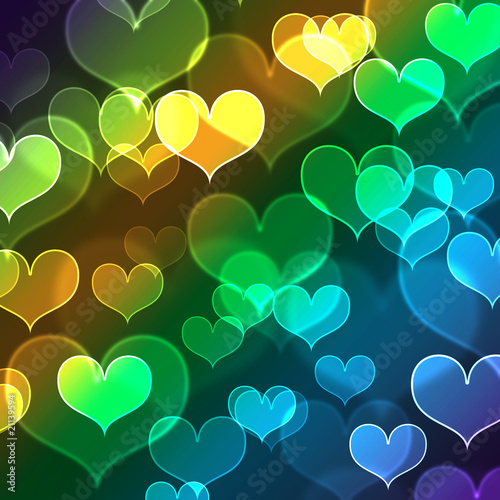 beautiful heart shape background photo