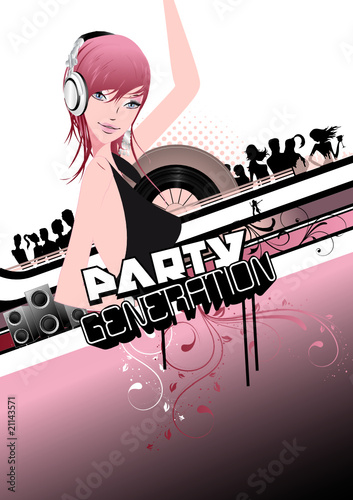 Partyflyer Vorlage Djane
