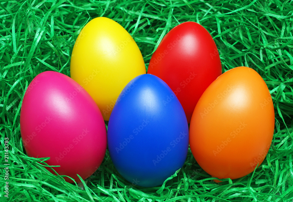 Bunte Ostereier - Colourful Easter Eggs