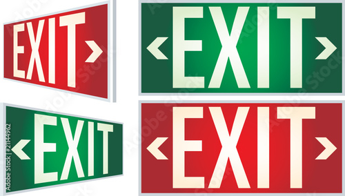 exit signs