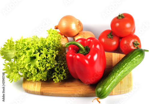 Vegetables in kitchen