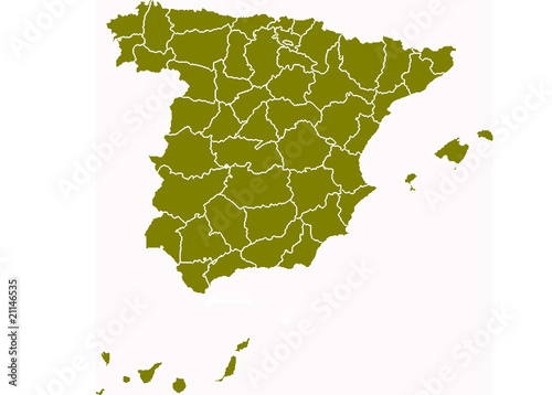 mapa de españa politico