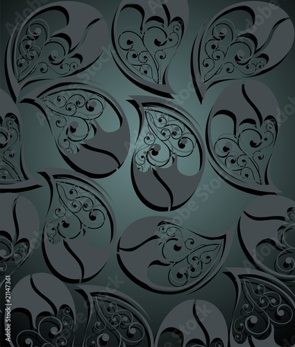 Vector illustration.Floral seamless background