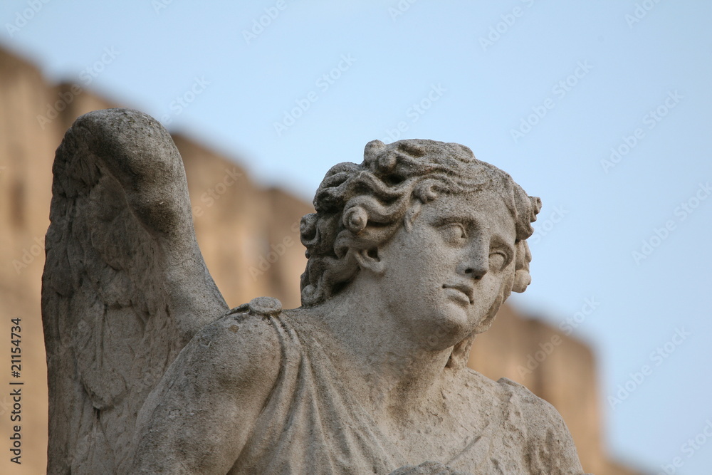 Angel - statue of an Angel in Avignon, France