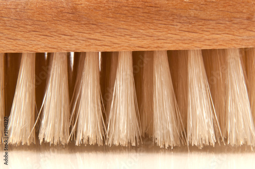 Background brush bristles.