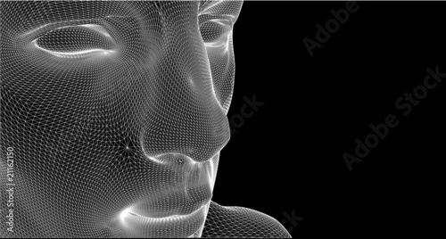structured portrait.